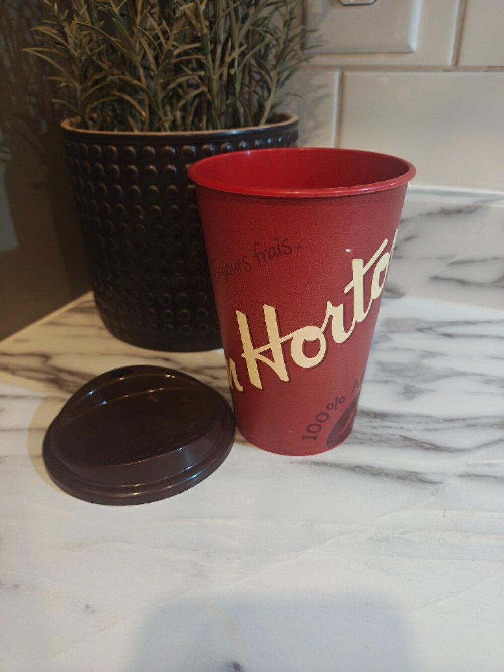 Vintage Tim Hortons 12 oz Reusable Plastic Cup – 2018 Limited Edition